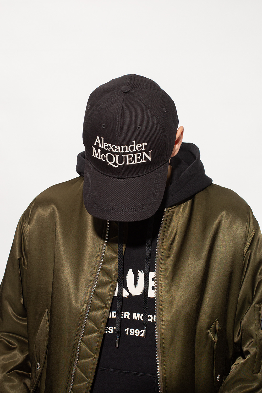 Alexander mcqueen 2024 baseball cap